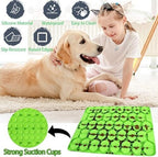Slow Feeder Lick Mat for Dry Wet Food for Pet Encourages Natural Foraging Skill
