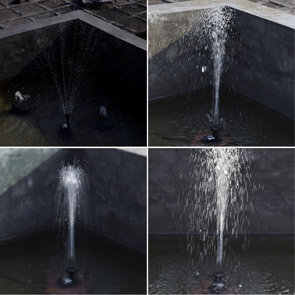 Solar Power Panel Landscape Fountain Water Pump Fountain Pump Pet Clever 