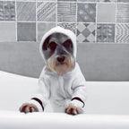 Super Absorbent Pet Bathrobe with Hoodie Towels Pet Clever 