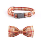 The Orange Plaid™ Fashion Pet Set of Collar & Leash Artist Collars & Harnesses Pet Clever 