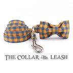The Orange Plaid™ Fashion Pet Set of Collar & Leash Artist Collars & Harnesses Pet Clever 