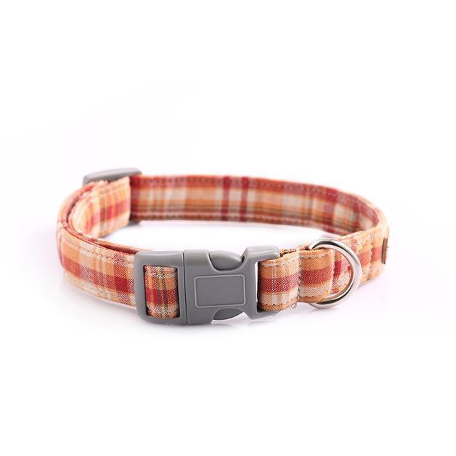 The Orange Plaid™ Fashion Pet Set of Collar & Leash Artist Collars & Harnesses Pet Clever collar XXS 