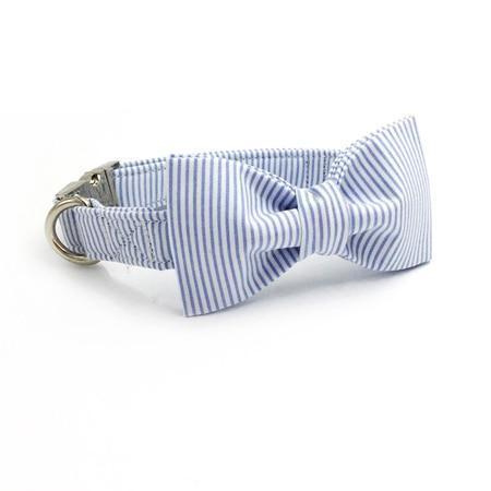 The Stripes™ Fashion Pet Set of Collar & Leash Artist Collars & Harnesses Pet Clever collar and bowtie XS 