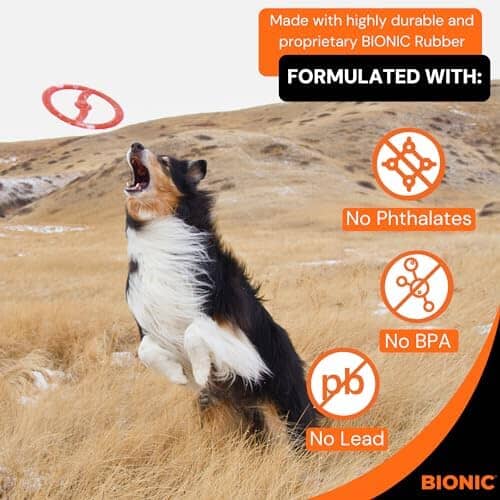 Toss-N-Tug Dog Toy - High-Visibility Ultimate Multi-Action Dog Toy
