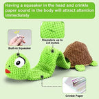Turtle Dog Squeak Toys Dogs Enrichment Treat Dispensing Puzzle Toys