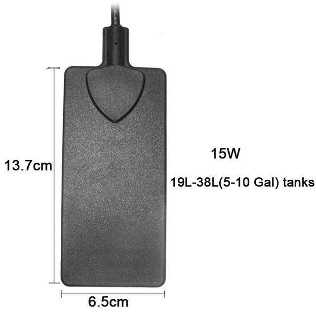 Ultra-thin Aquarium Mini Heater Heats Pet Clever 15W 