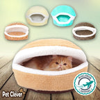 Warm Hamburger Cat Bed House Cat Beds & Baskets Pet Clever 