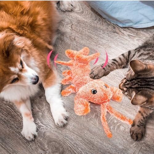 Wiggly Lobster Dog Toy for Boredom
